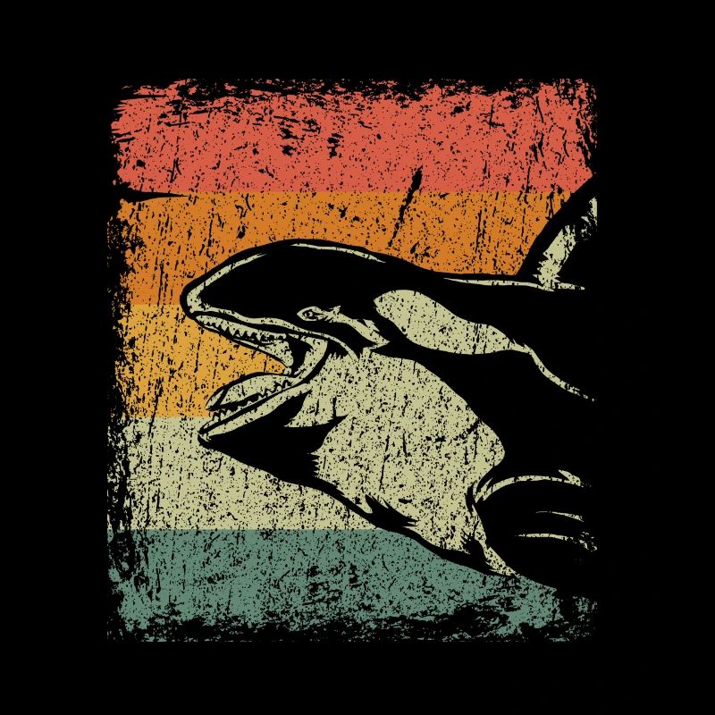 Vintage Orca Schwertwal Geschenk