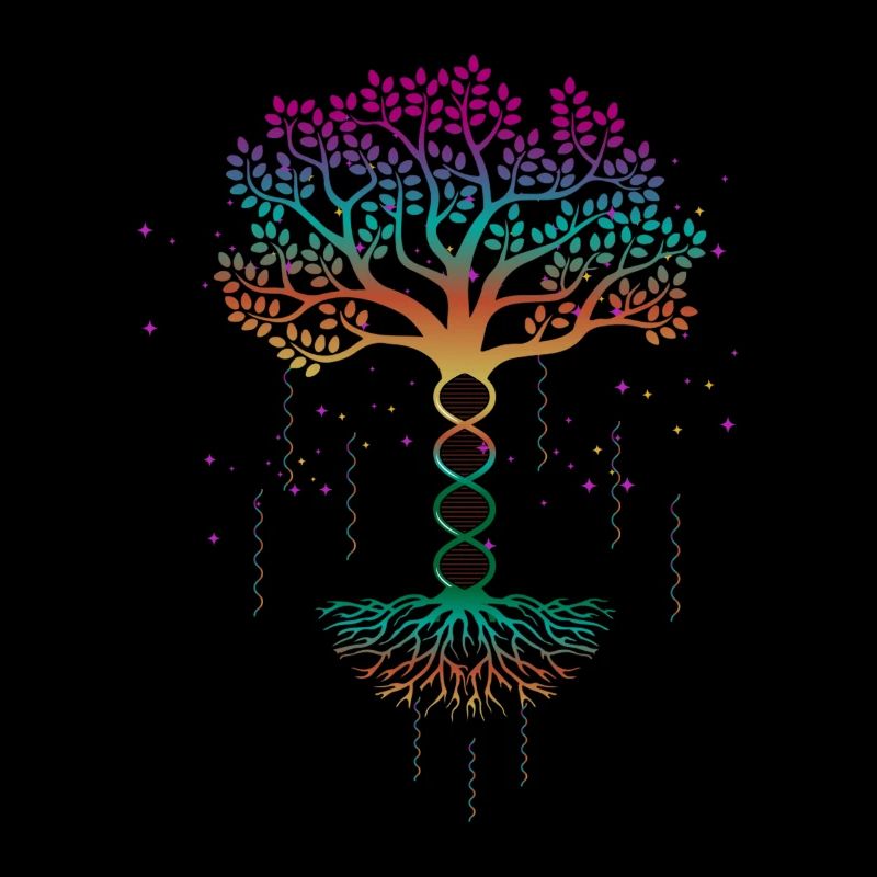 Lebensbaum, Lebensbaum Baum des lebens, Genetik,