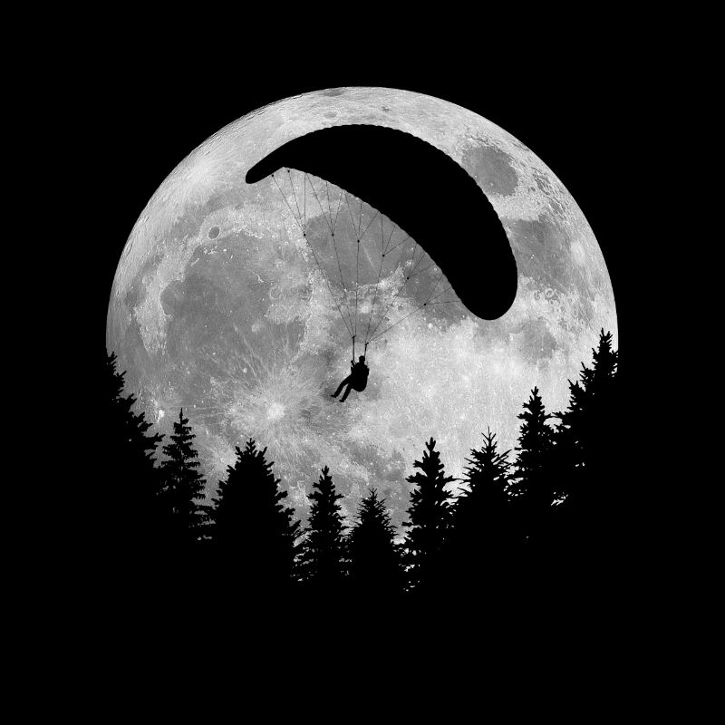 Paragliding Mond