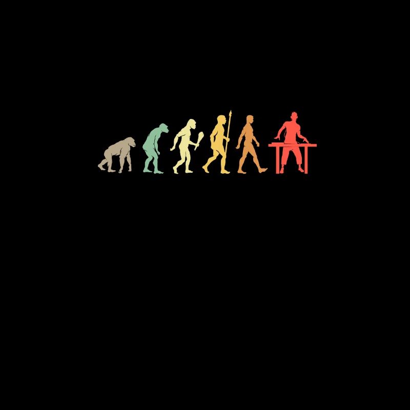 Vintage DJ Evolution Musician Gift Idea