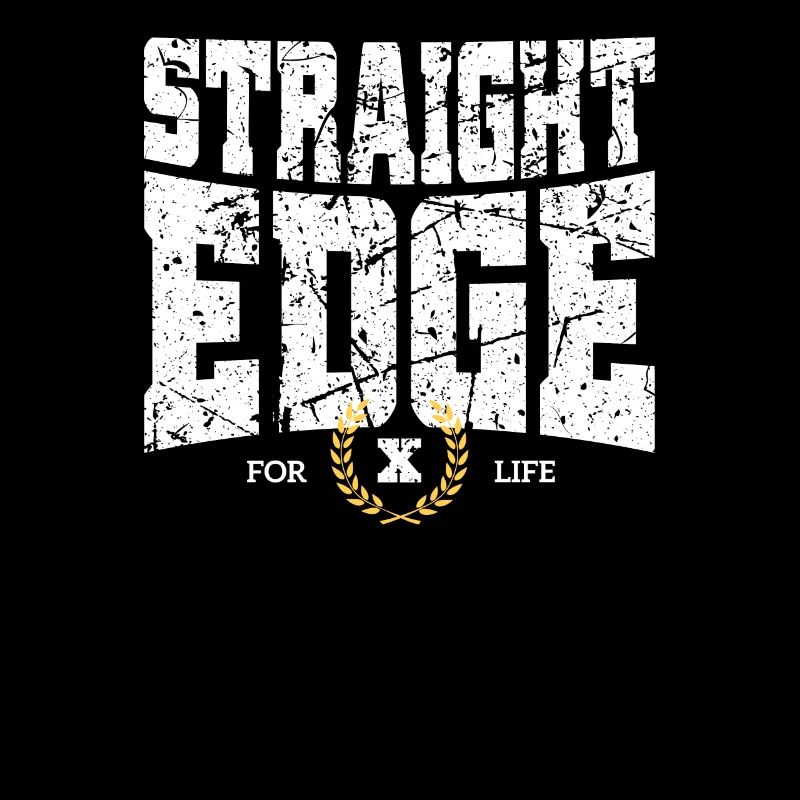 Straight Edge Lettering For Straight Edger Life