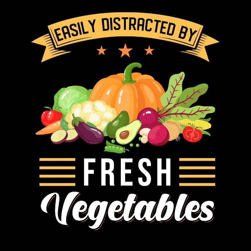 Gemüse Spruch Vegetarier Geschenk