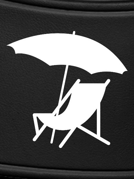 Chair with parasol