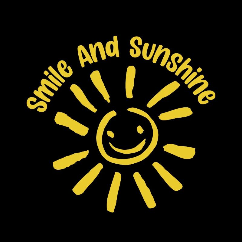 Sourire et soleil Attitude positive