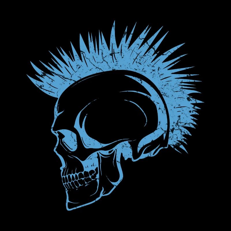 Schädel Punks Punk