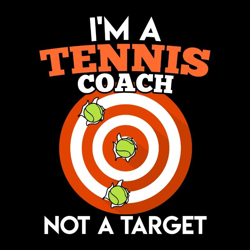 Tennis coach and no target target
