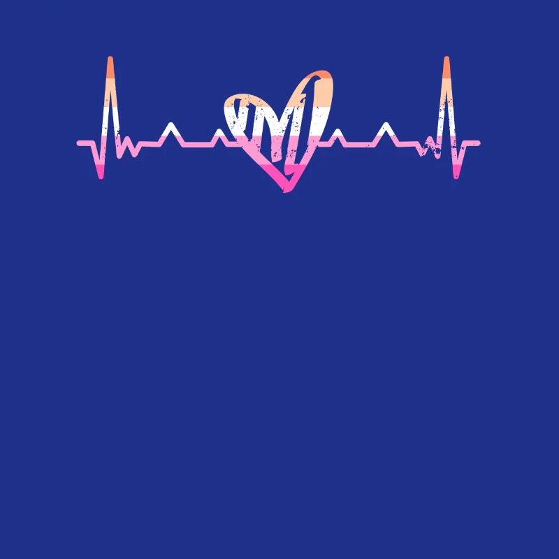 Lesbischer Herzschlag Herzfrequenz Lesbian Pride