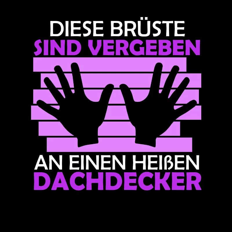 Dachdecker Frau Brüste an Dachdecker vergeben