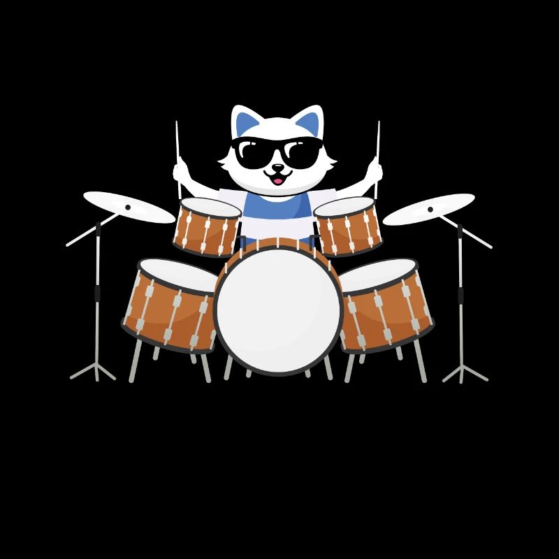 Cat drums