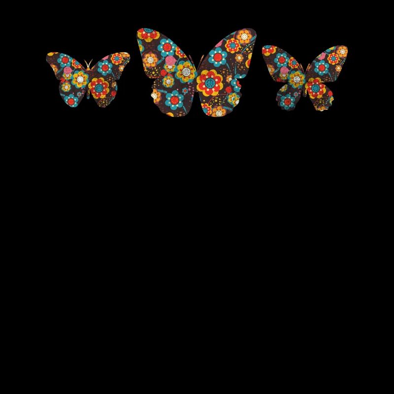 Fleurs papillon papillon coloré