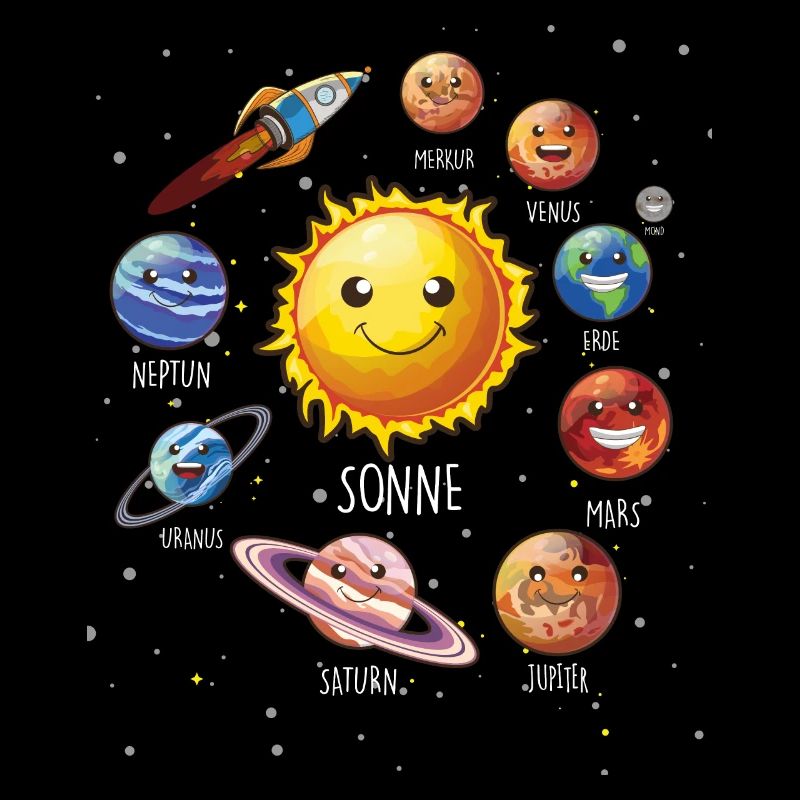 Astronaute Espace Planète Univers Système solaire