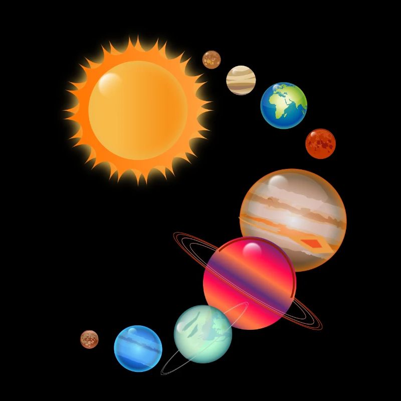 Cosmos Univers Planètes dans le système solaire