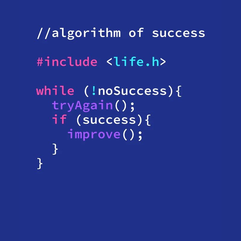 Algorithmus Erfolg Programmierer Programmcode