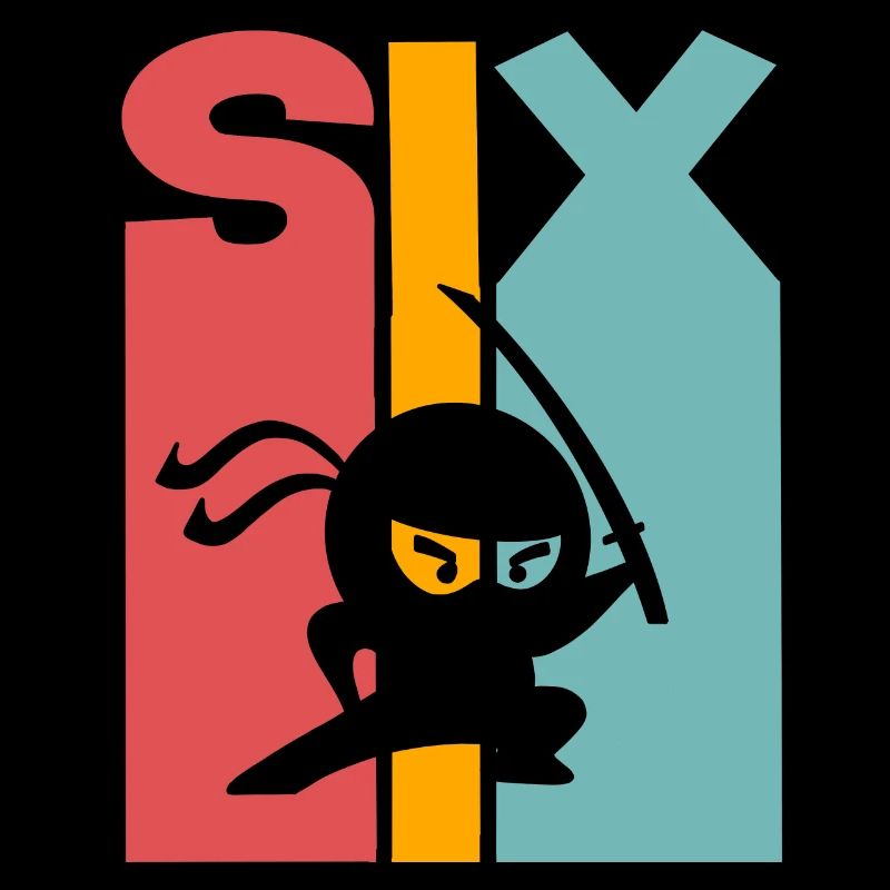 Ninja 6. Geburtstag Kinder