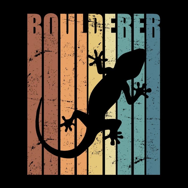 Boulderer Vintage Retro Boulder