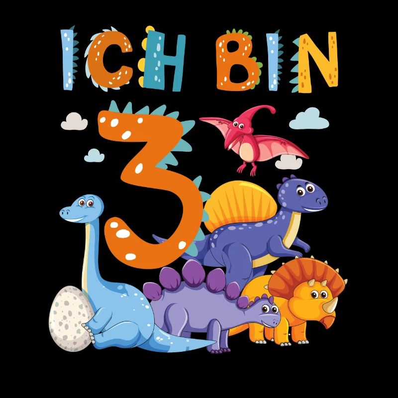 3. Geburtstag Ich Bin 3 Dinosaurier T-Rex Dino