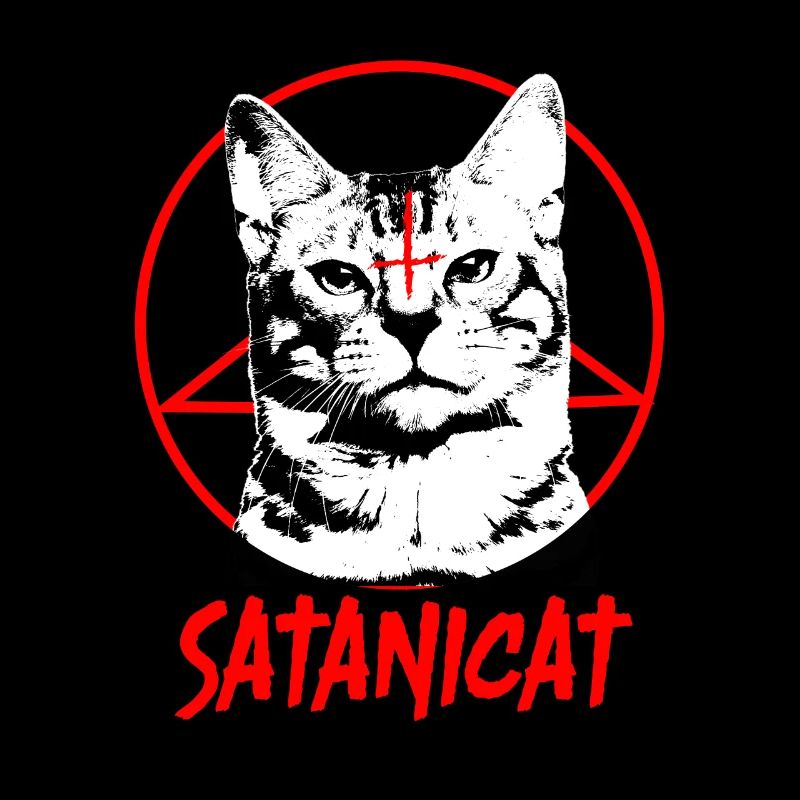 Antichrist Satanicat Satan Cat Devil