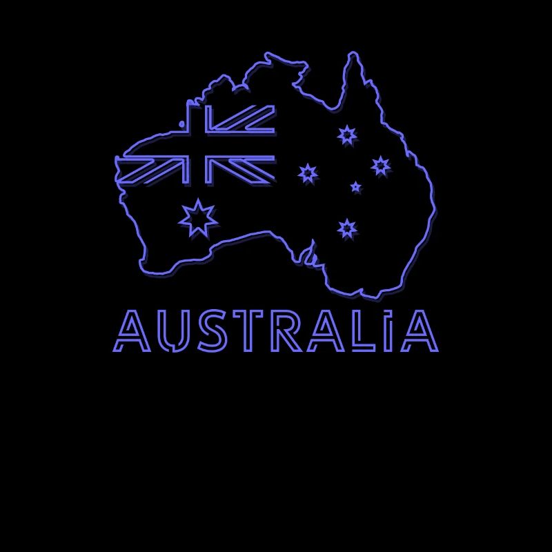 Australia Lineart