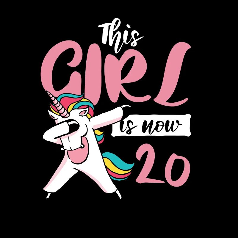 20. Geburtstag Jahre alt Jährige Einhorn Geschenk