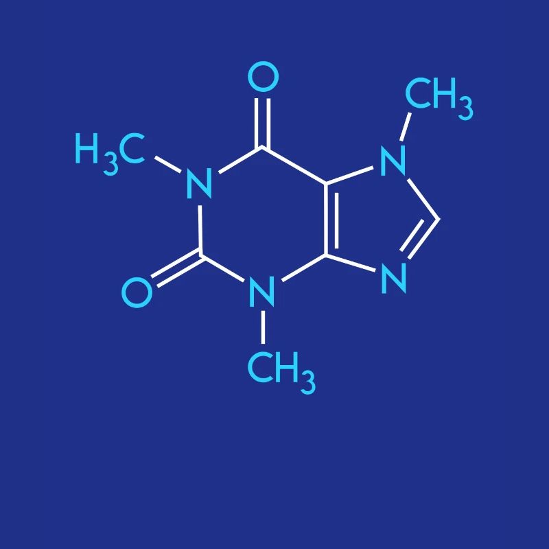 Formule de café Chimie Nerd Formule structurelle