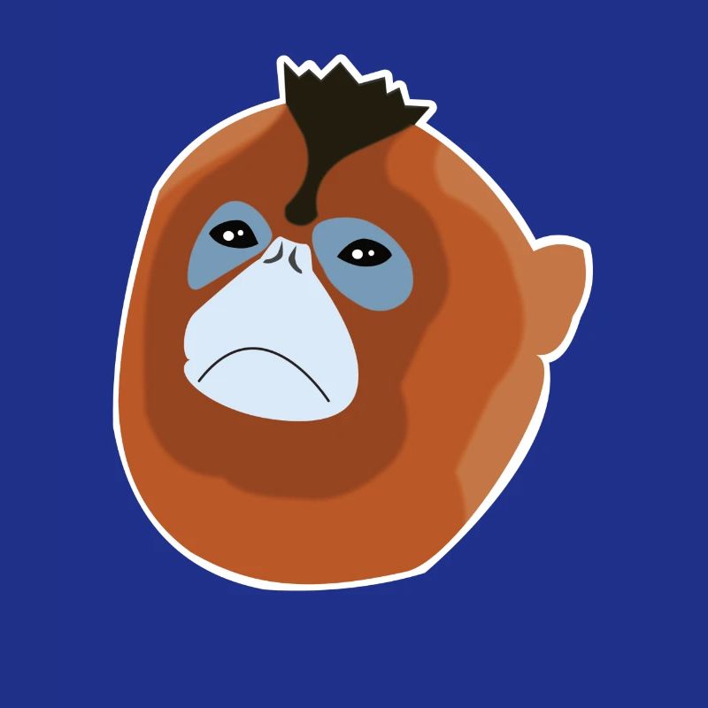 Espèce de singe singe à nez de souche