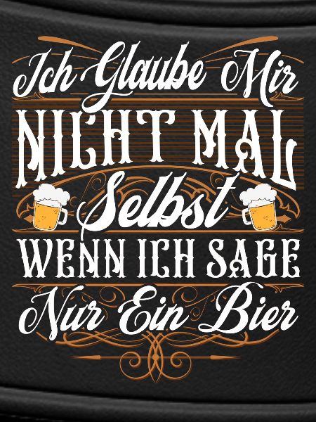 Lustiger Bier Spruch