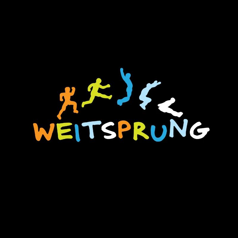 Weitsprung Leichtathletik Springen Sprung Anlauf