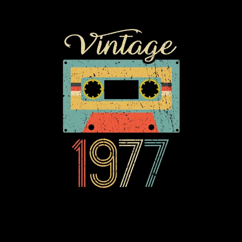 Vintage Kassette 1977 45. Geburtstags Geschenk