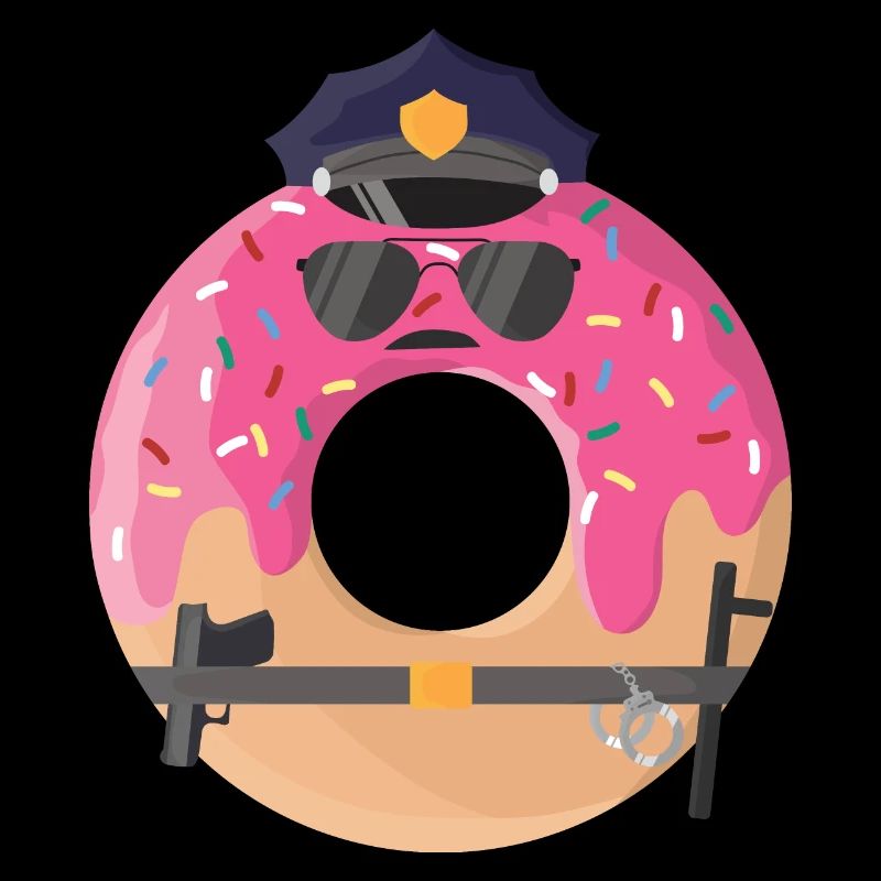 Officer Donut - Donut Policeman