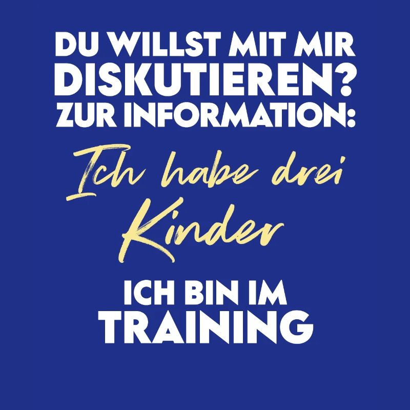 Du willst diskutieren? Vater und Kinder