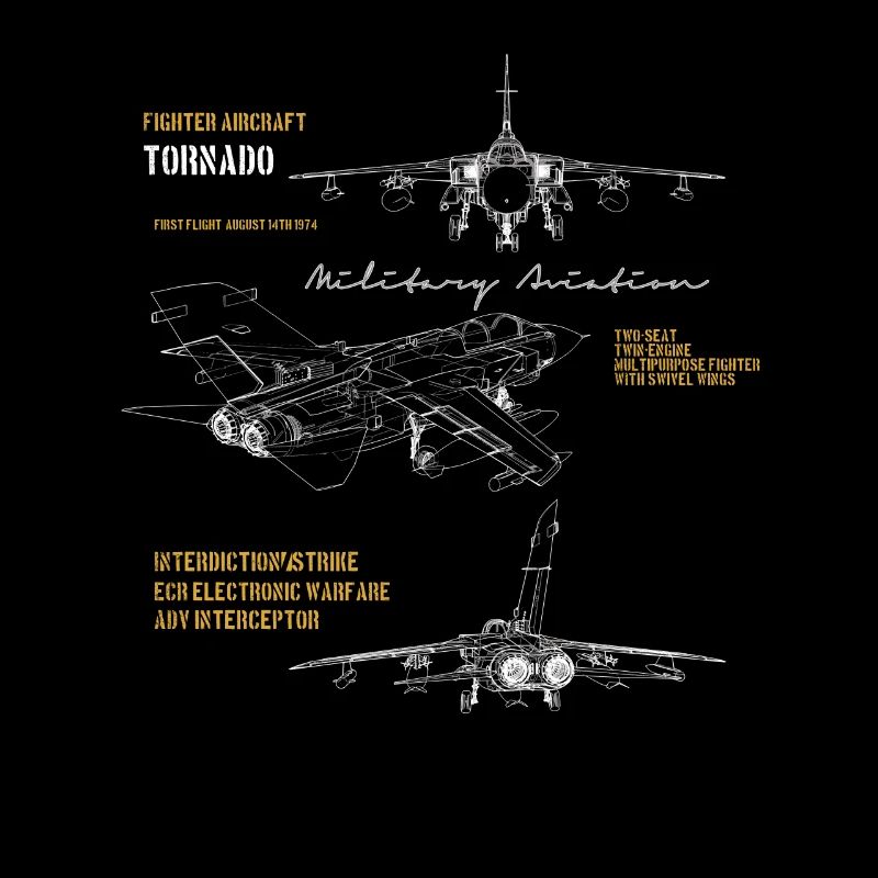 Tornado Flugzeug Militär Luftfahrt Zeichnung