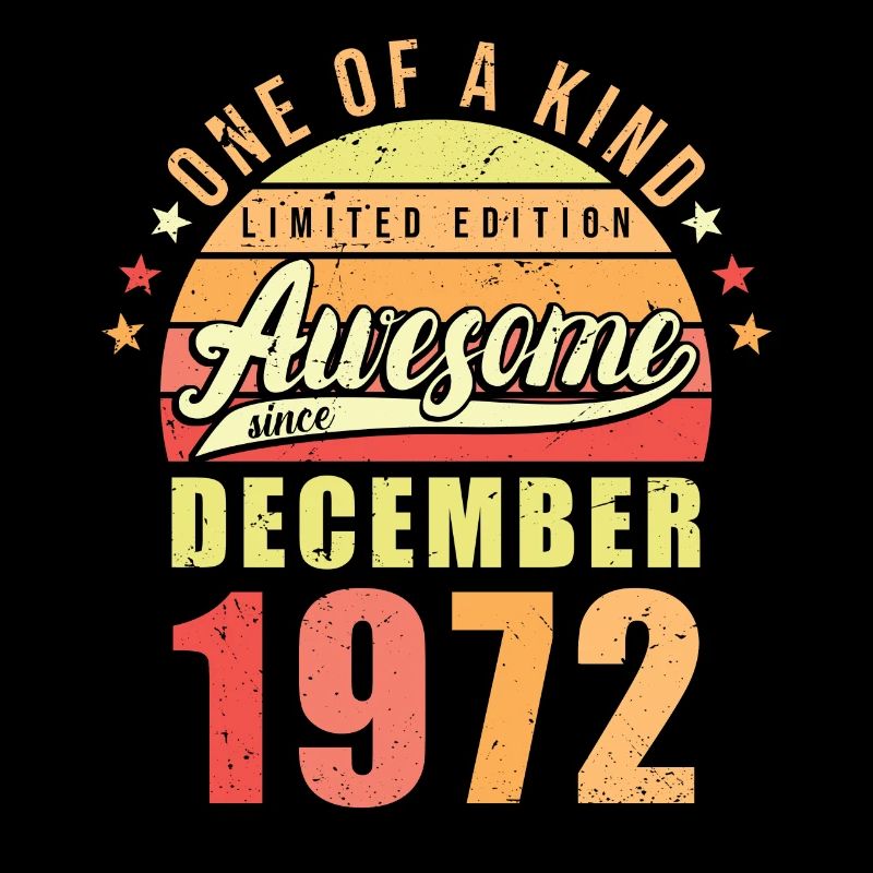 Geburtstag Dezember 1972