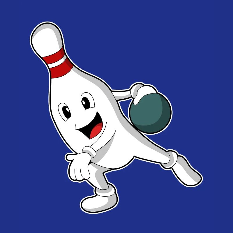 Quille à boule de bowling
