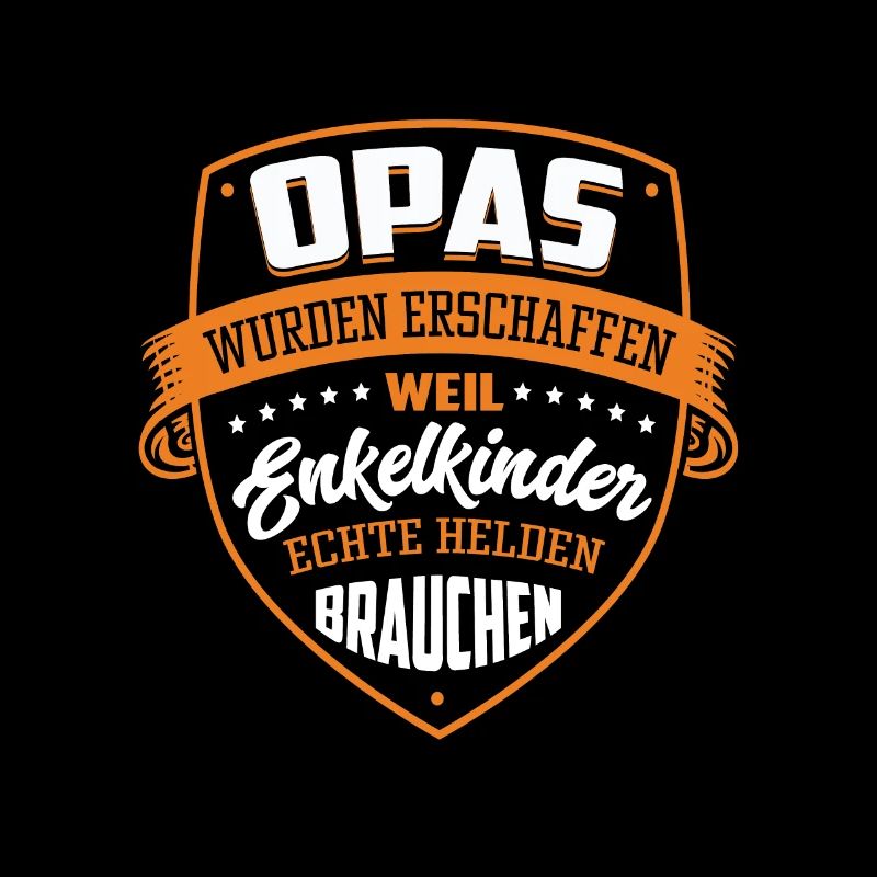 Opa Enkelkinder Shirt echte Helden