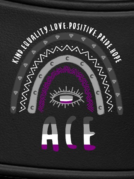 Boho Rainbow Ace Pride