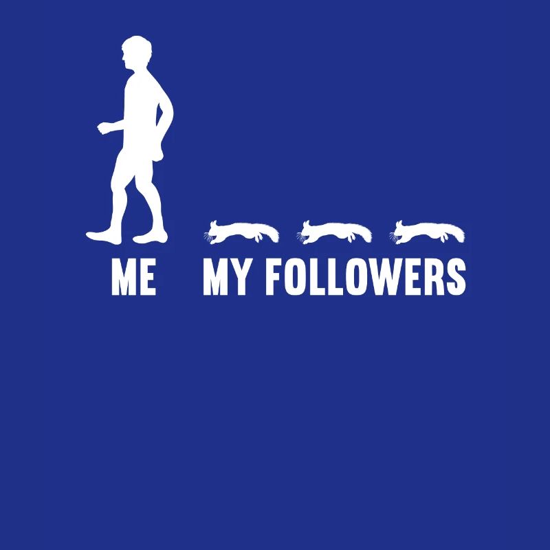 Moi et mes disciples hommes écureuils