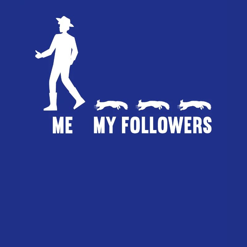 Moi et mes disciples hommes écureuils