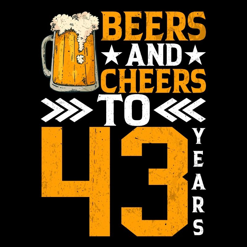 Acclamations et bière à 43 ans chope de bière mousseuse