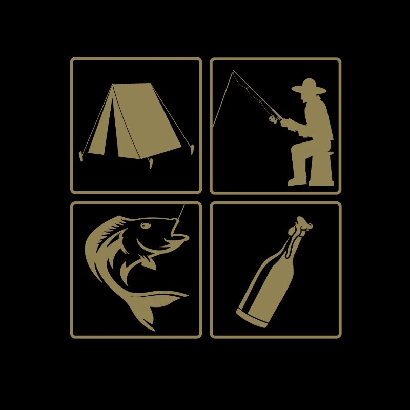 Pêche Bière Camping Camping Cadeaux