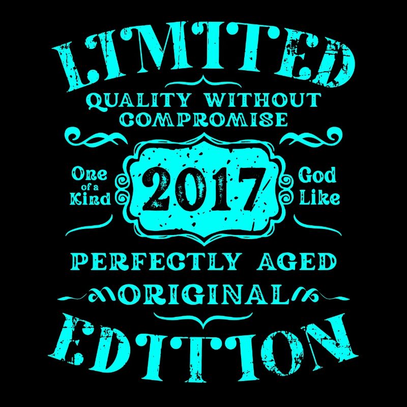 Geburtstag 2017 Limited Edition Geschenk Used Cool