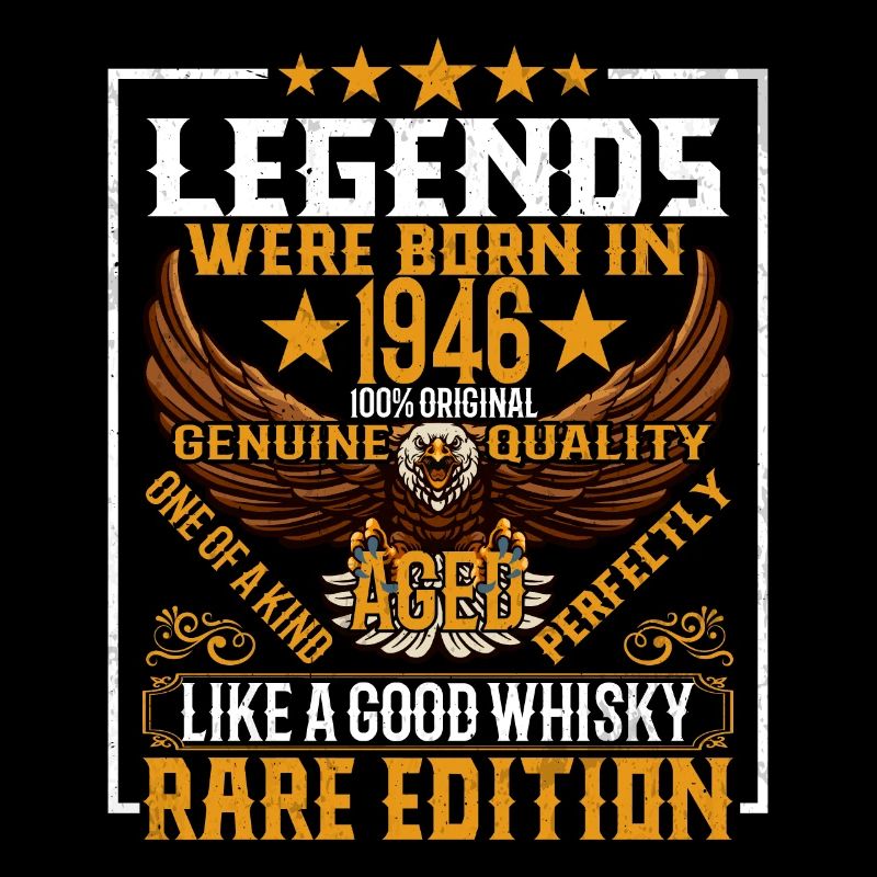 Legends Were Born in 1946, Aged Like Whisky