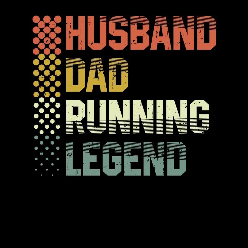 Husband Father Running Legend Runner Marathon