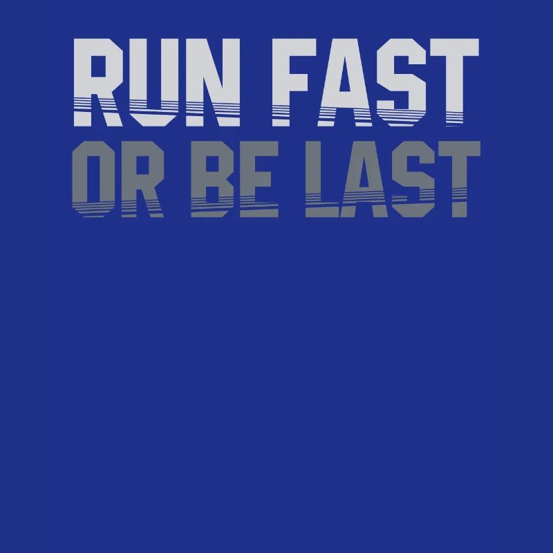 Schnell laufen oder der letzte Läufer sein