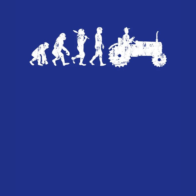 Landwirt Evolution Geschenk Traktor Trecker