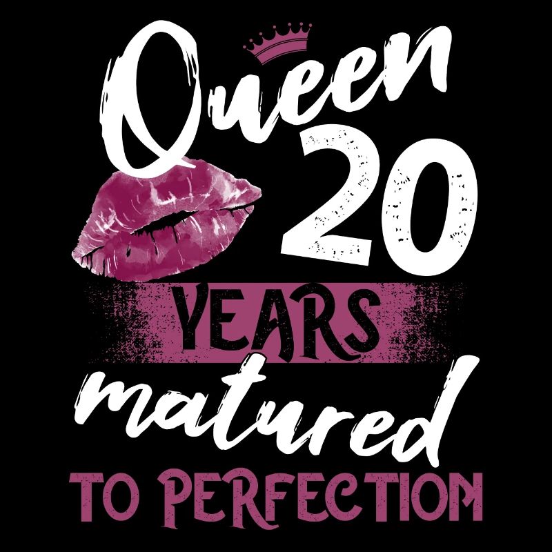 Fille de 20 ans 20 bday Queen 20 anniversaire