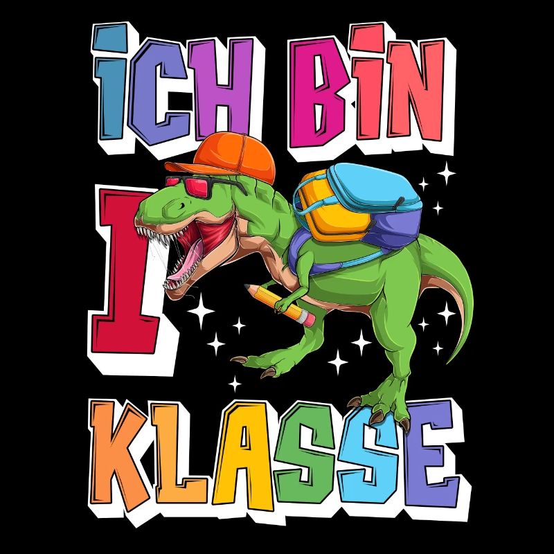 Schulkind 2022 Einschulung erster Schultag Dino