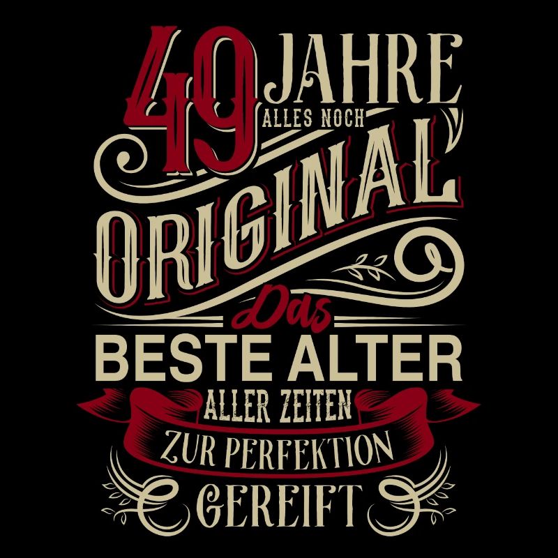 49. Geburtstag Vintage Retro