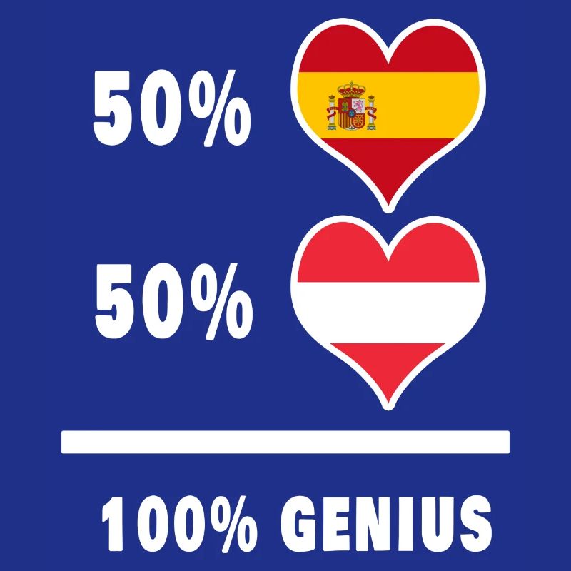 Austria and Spain Genius / gift
