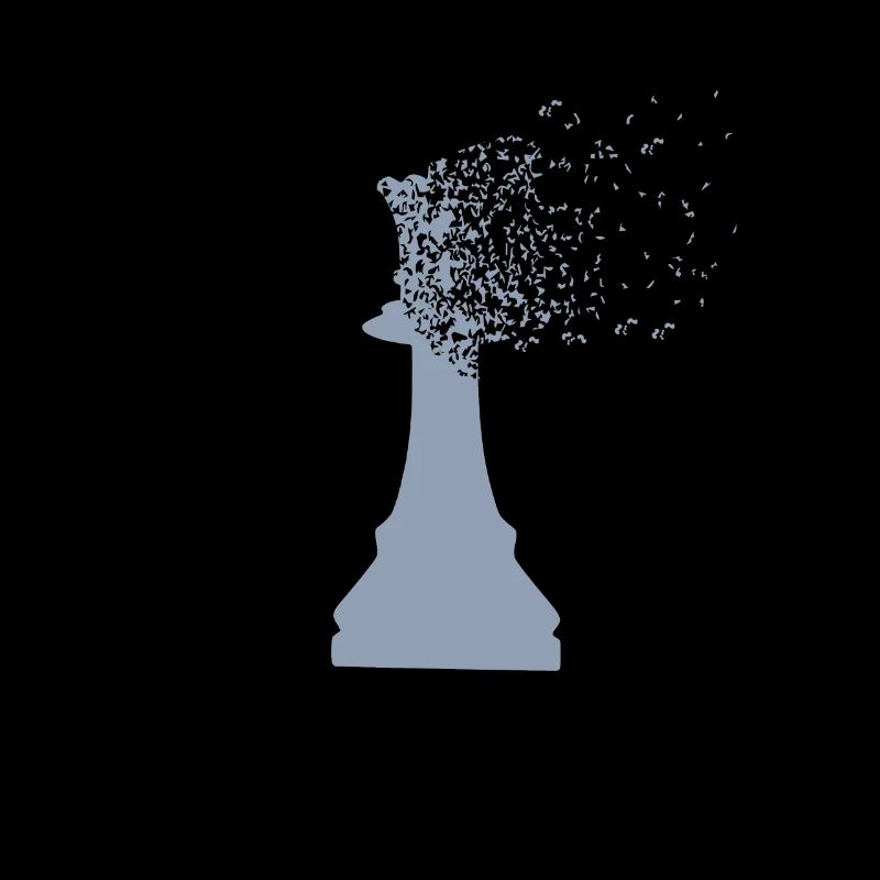Chess queen king dispersion
