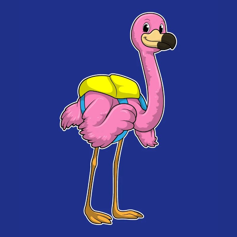 Flamingo Student Backpack School